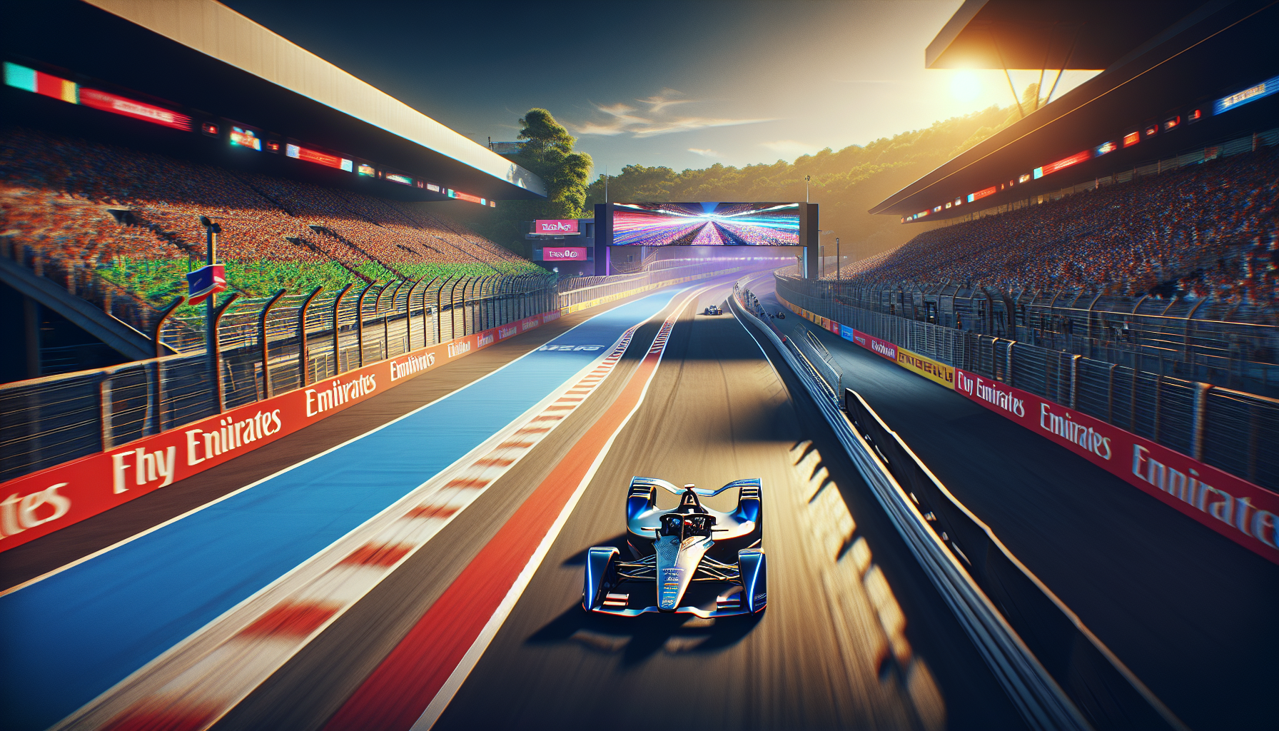 Formula E event showcasing electric racing excitement