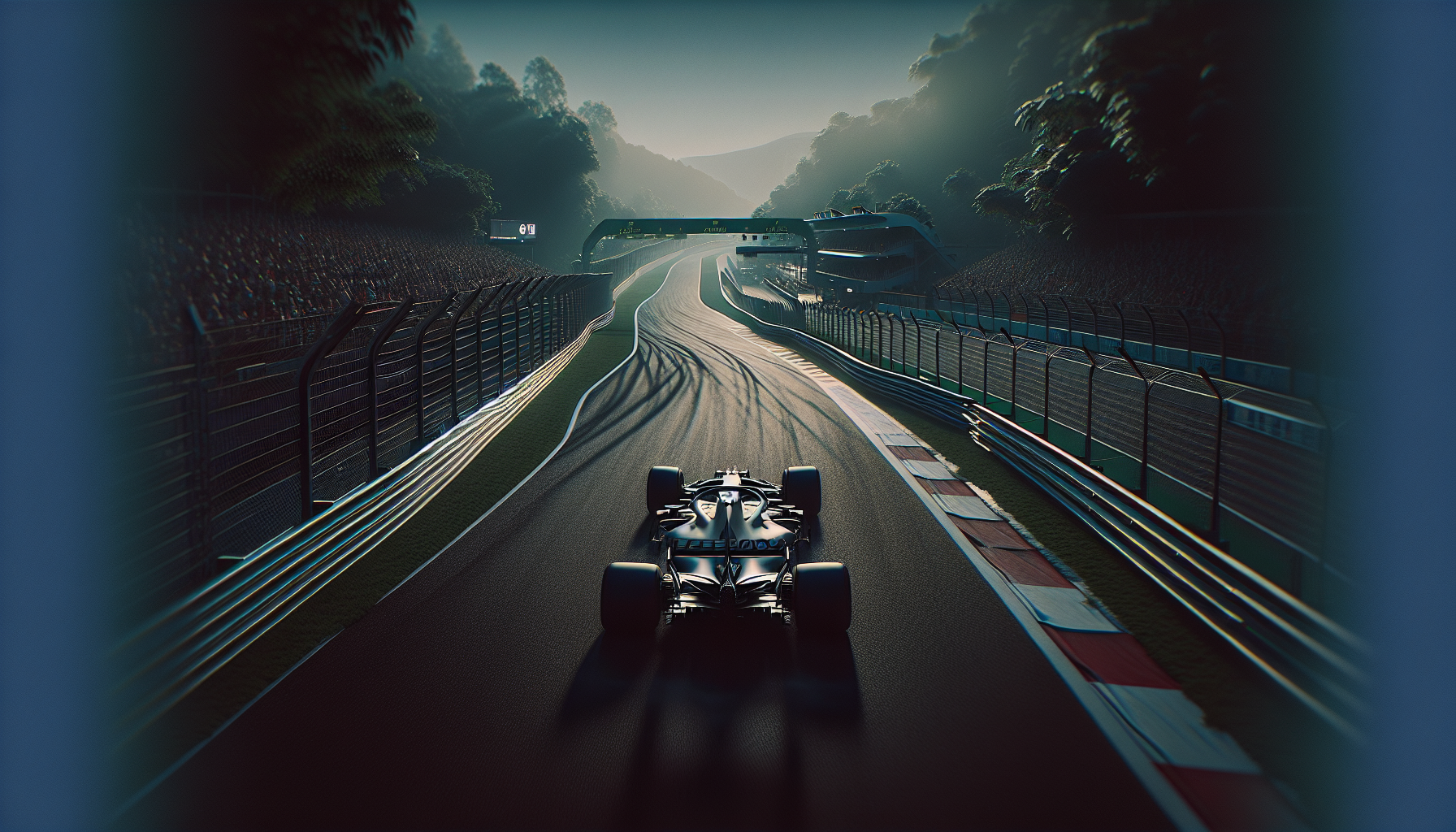 F1 car with V10 engine concept design