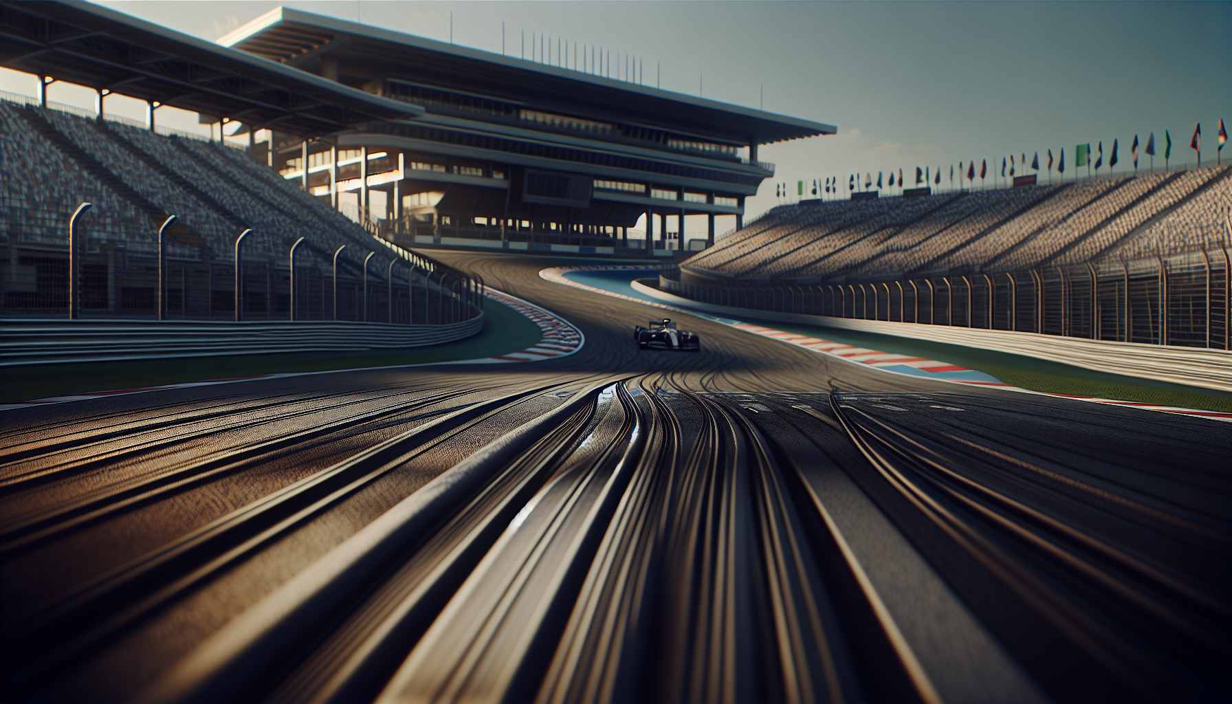 Lando Norris in action during an F1 race with McLaren