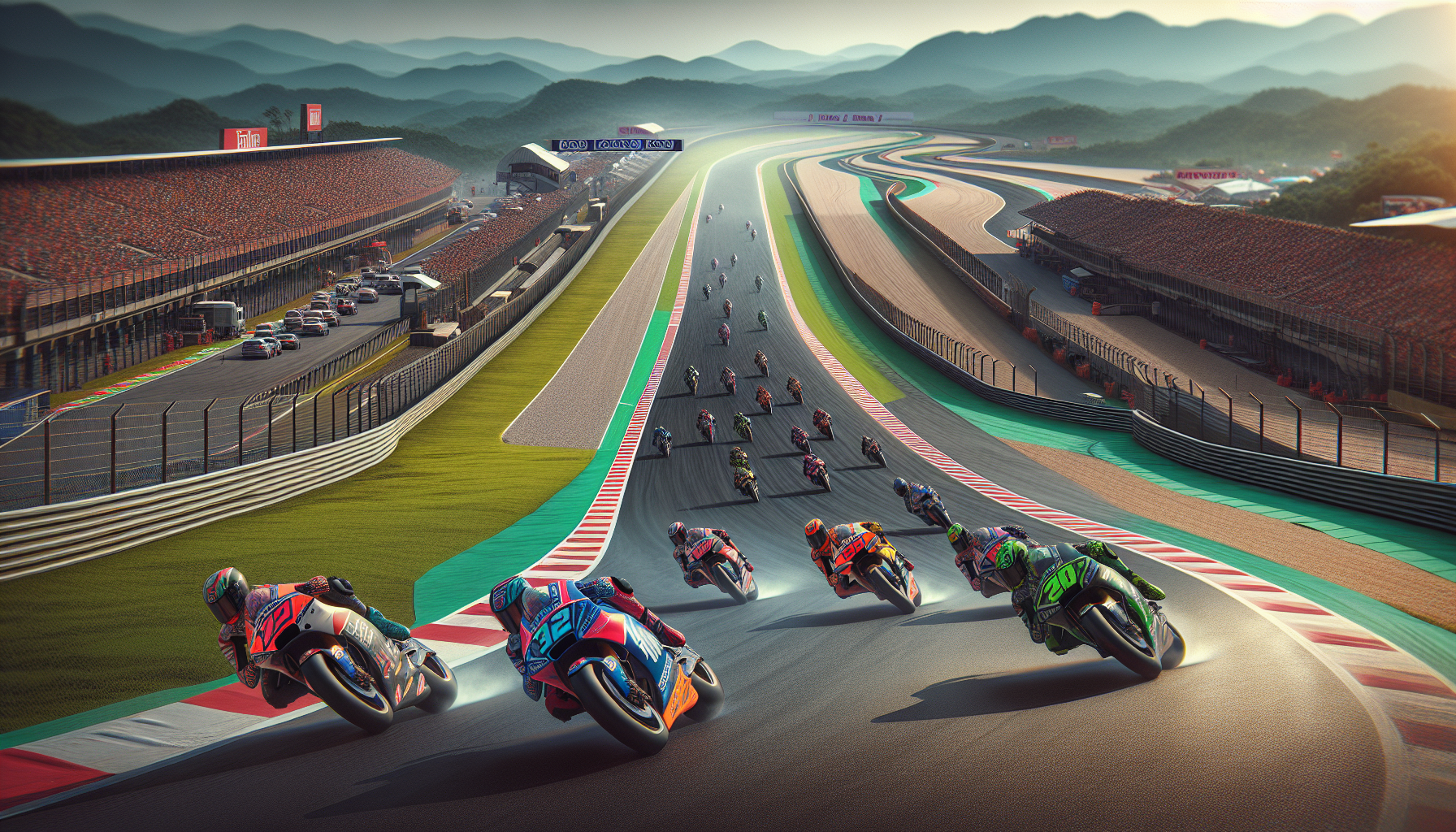 Marc Marquez in action during Thai Grand Prix practice