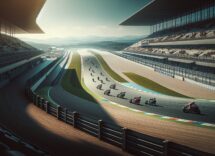 Marc Marquez in action during MotoGP practice session