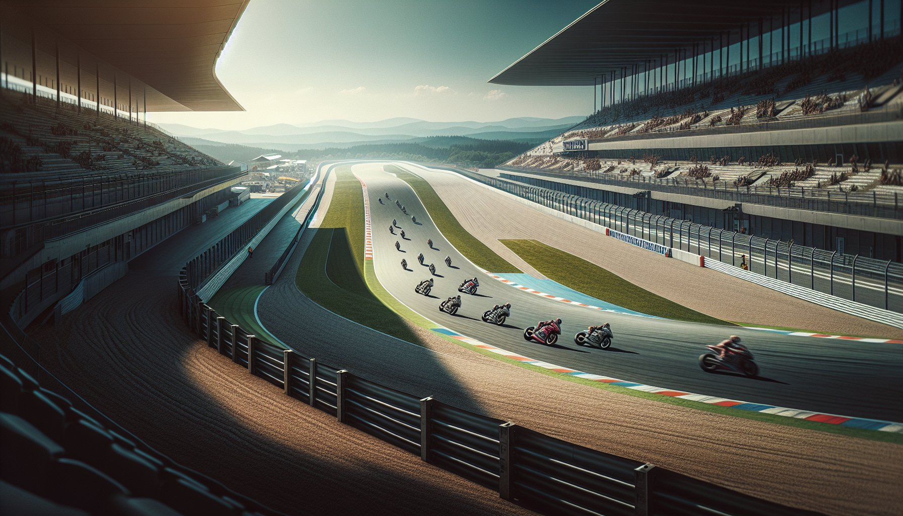 Marc Marquez in action during MotoGP practice session