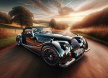 Morgan Supersport sports car in a stylish setting