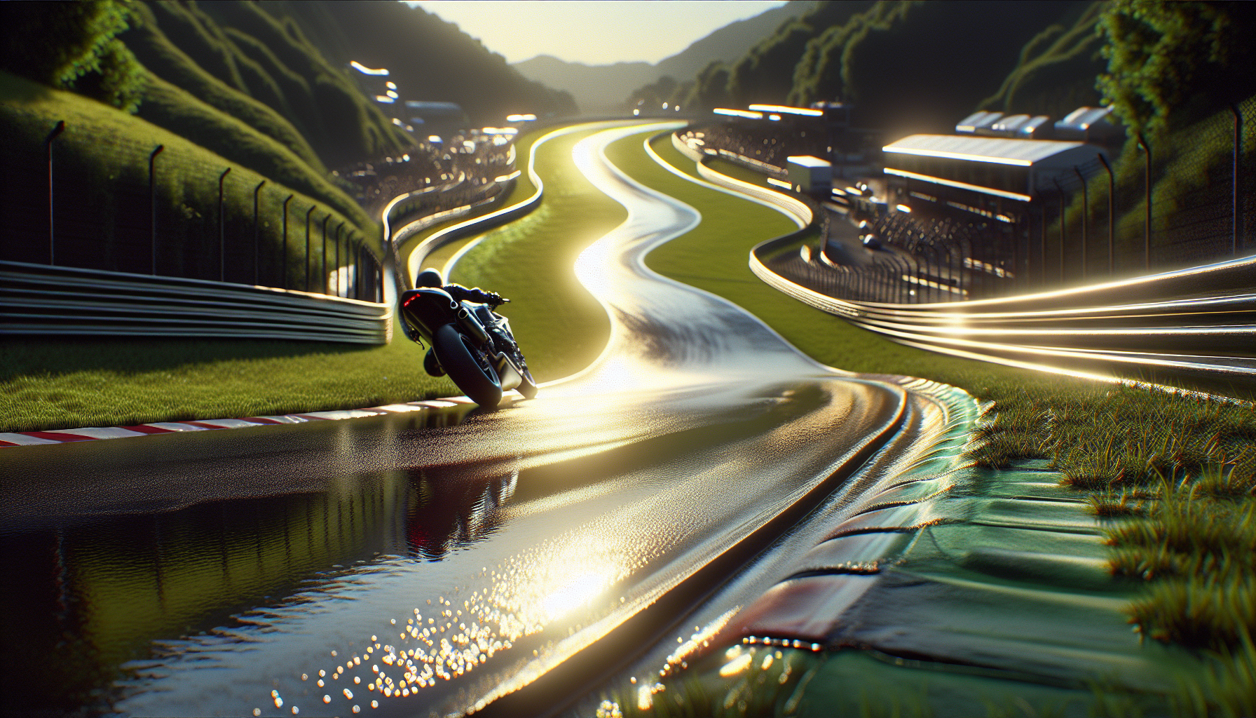 Nicolo Bulega in action during World Superbike race