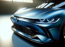 Nissan Z sports car in Bayside Blue color