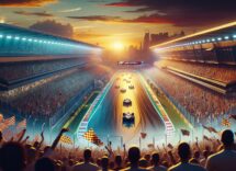 Oscar Piastri celebrating his first Formula 1 pole position