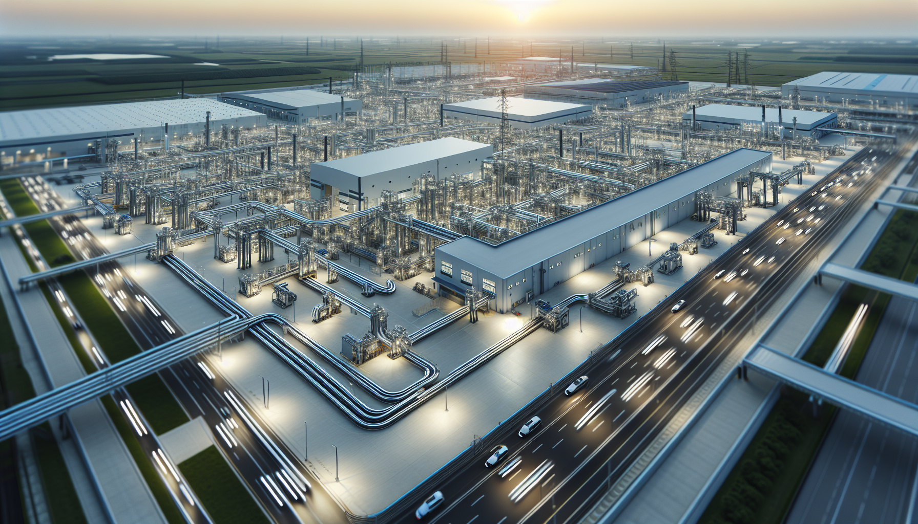 Polestar logo with electric vehicle background