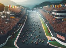 Cars racing at Daytona showcasing speed and excitement