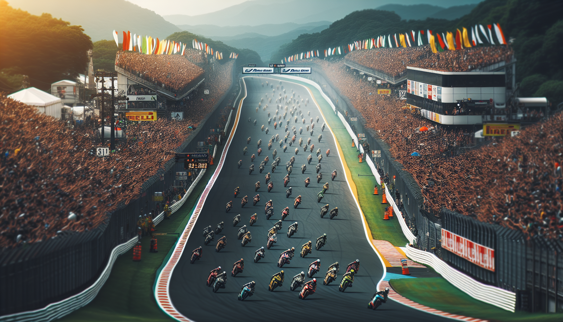 Cars racing at Daytona showcasing speed and excitement