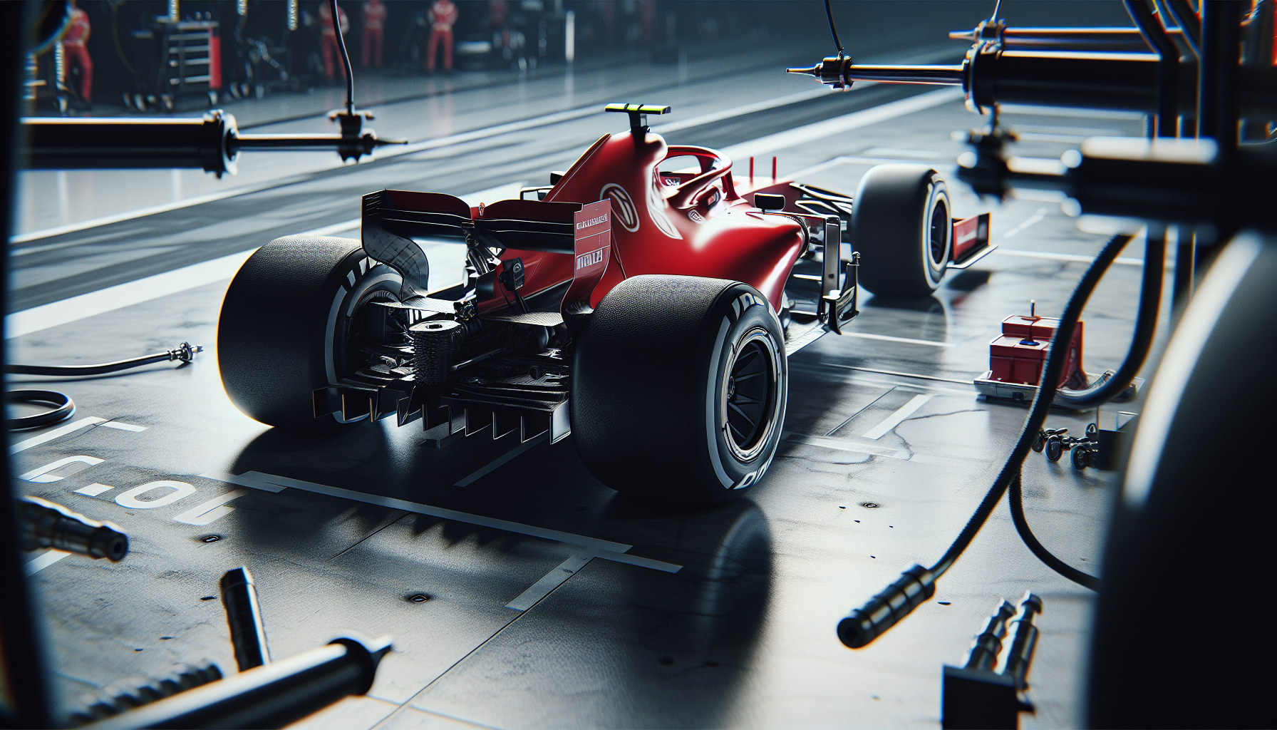 Hamilton and Leclerc discussing Ferrari performance upgrades