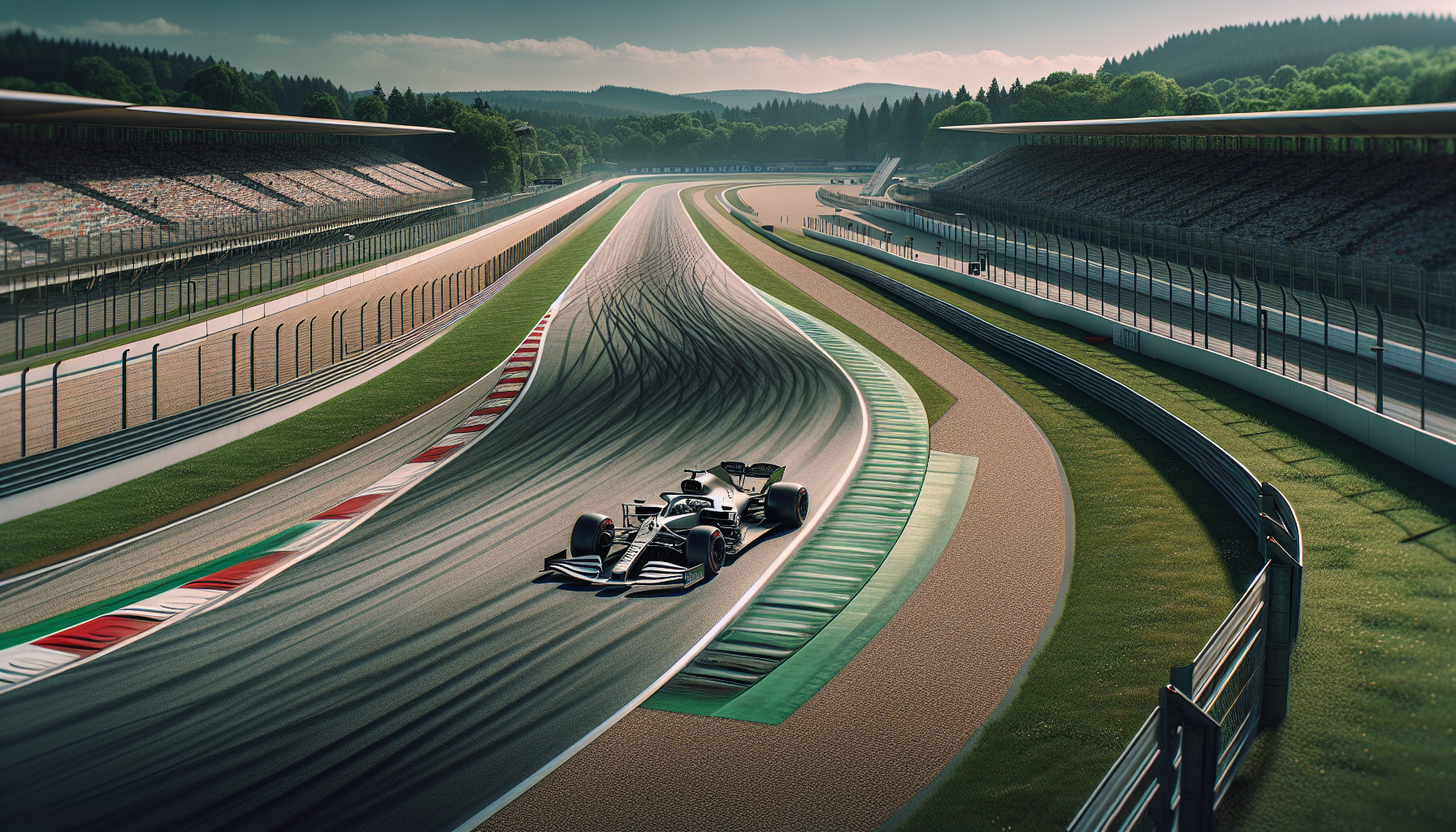 Innovative Formula 1 car showcasing future technology