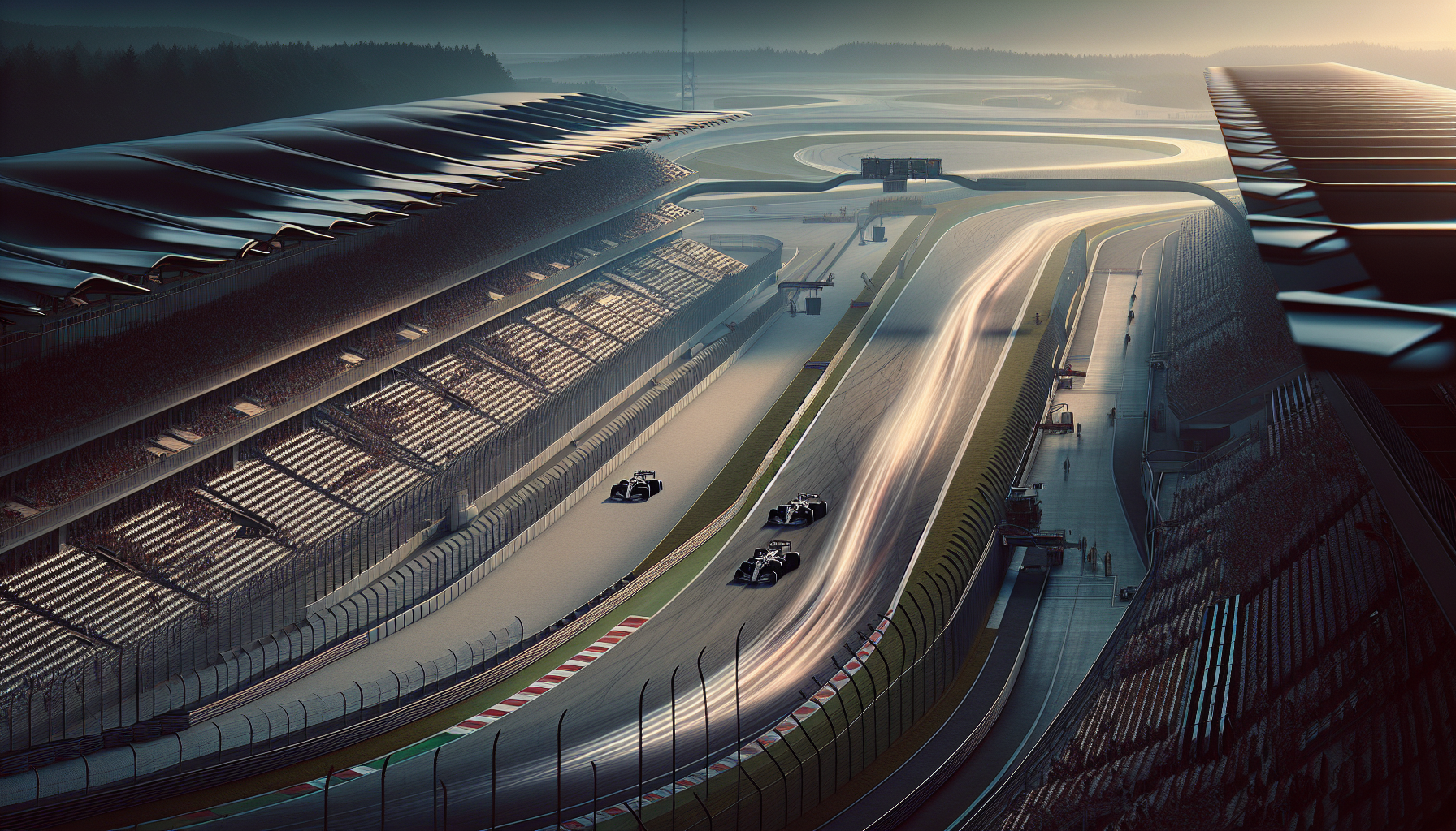 George Russell in action during an F1 race