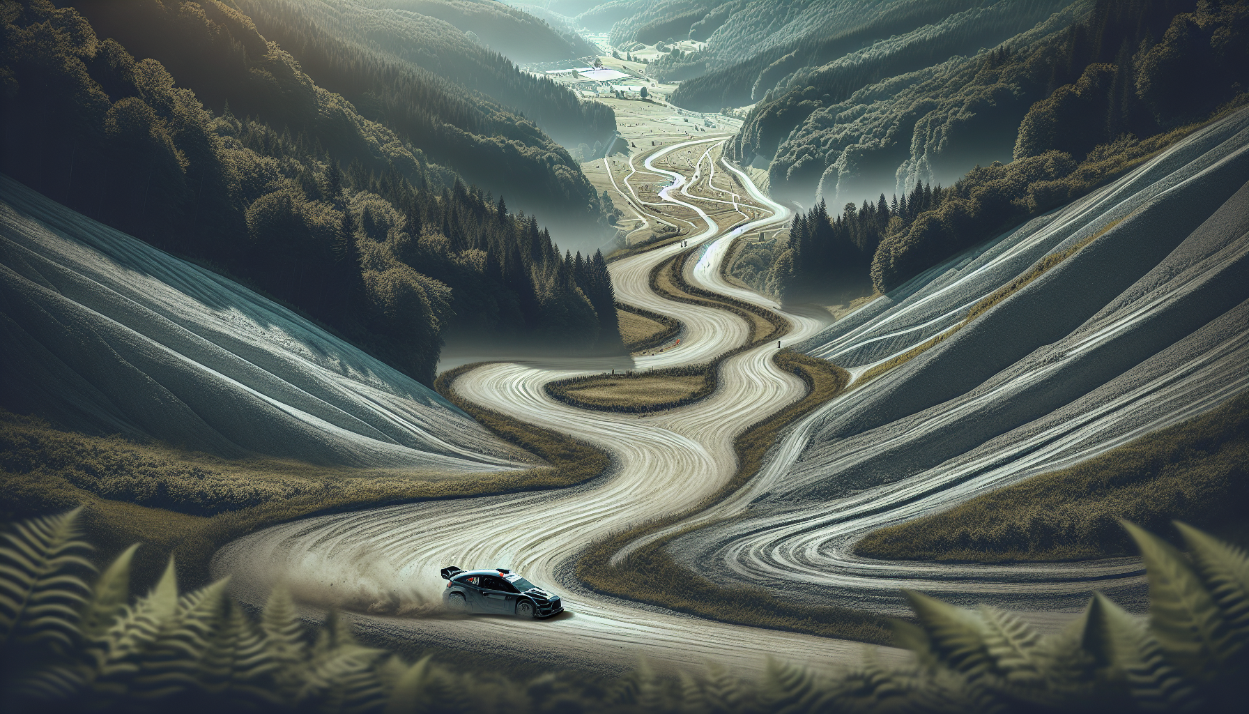 Jos Verstappen during his first rally race performance