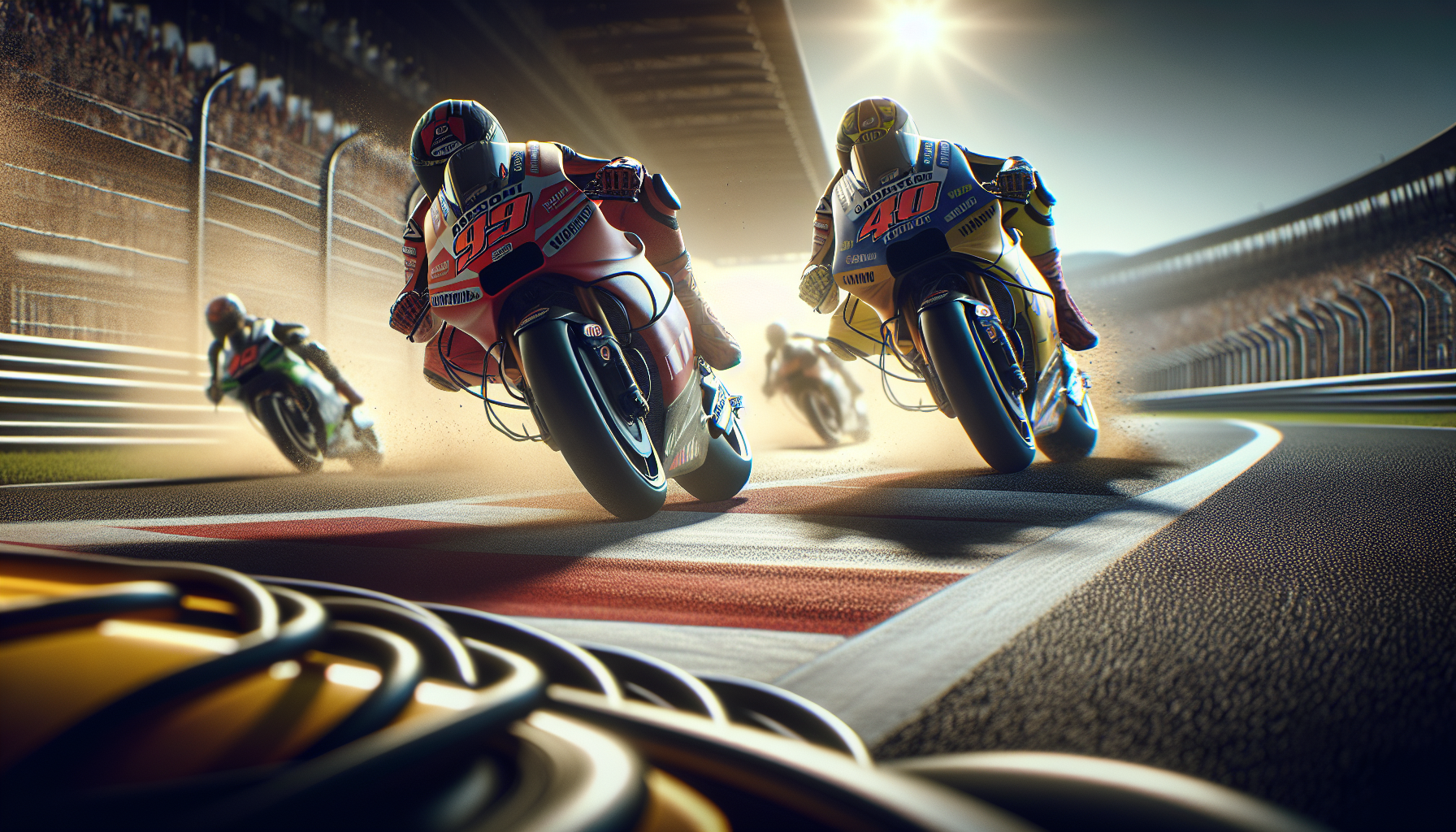 Marc Marquez racing on Ducati in the 2025 MotoGP season