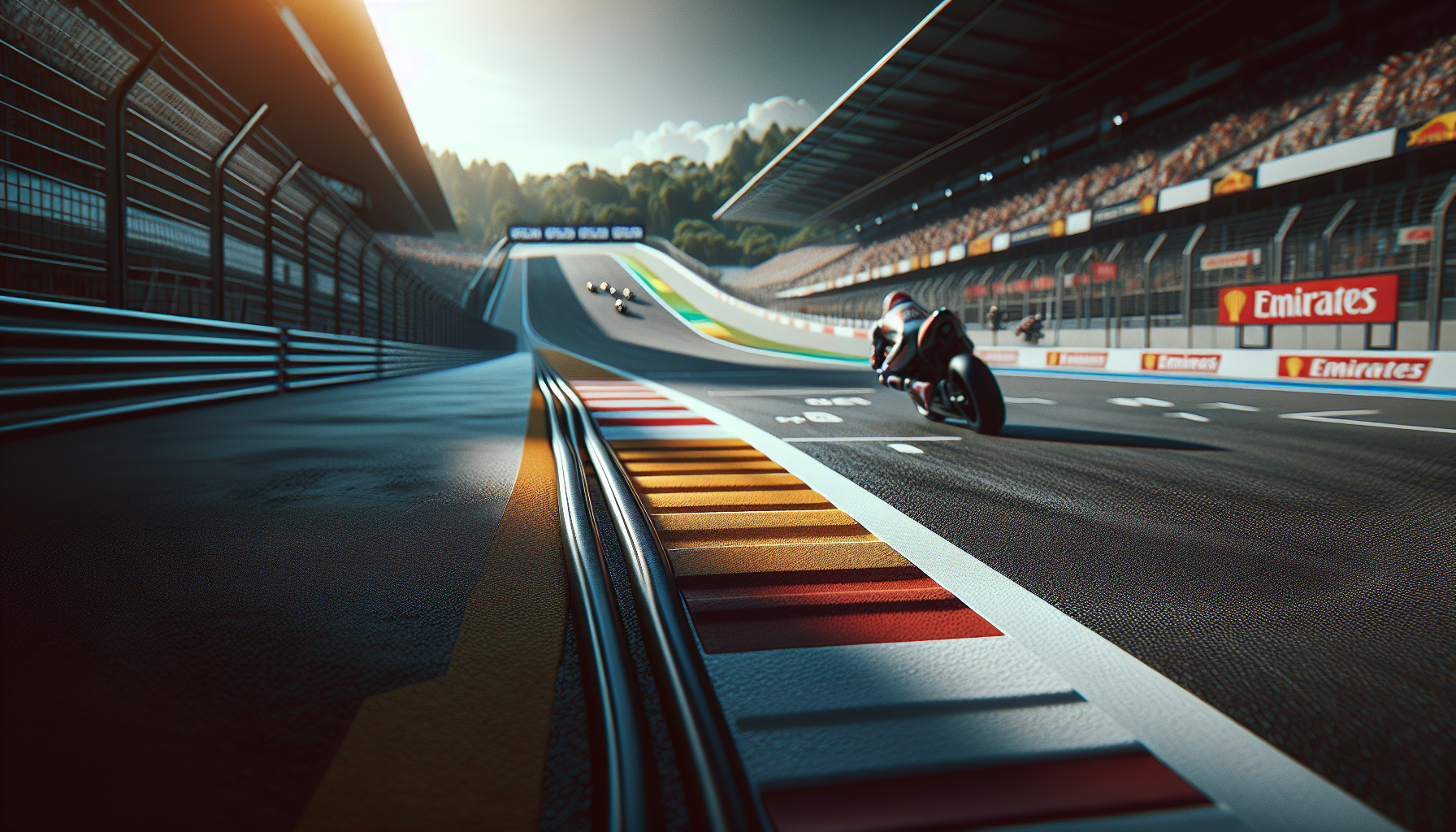 Marc Marquez celebrating victory at Qatar Grand Prix