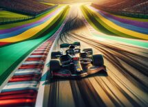 Max Verstappen racing in Formula 1 under pressure