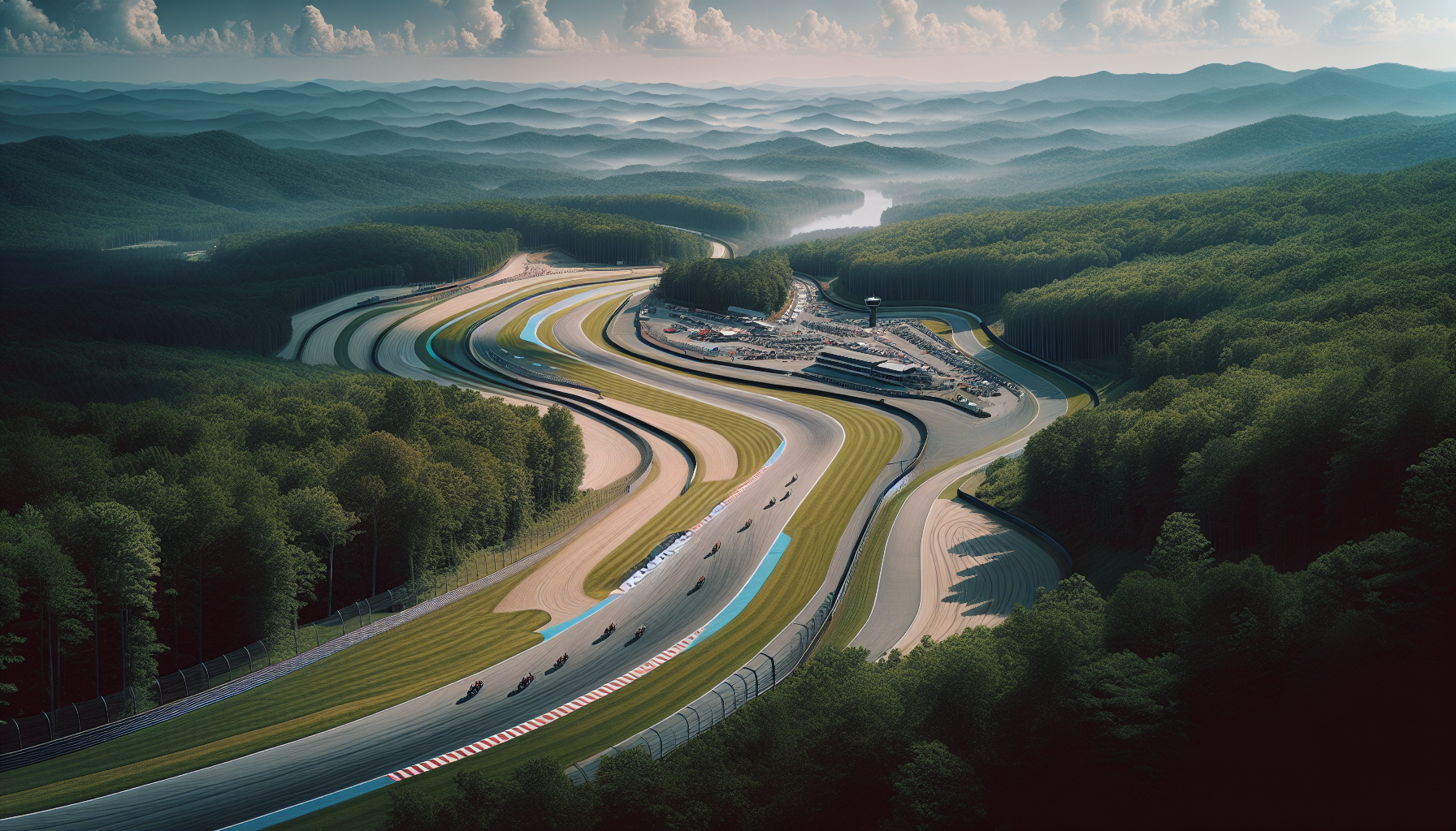 MotoAmerica fans cheering at Barber Motorsports Park event