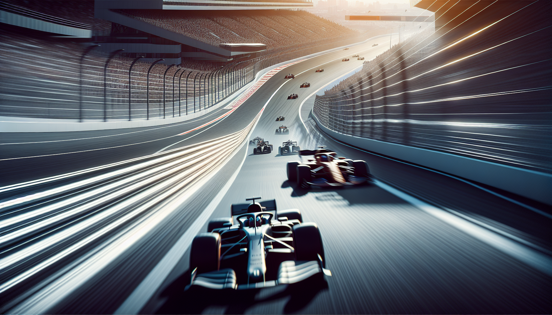 Ryan Blaney navigating a challenging race at Darlington