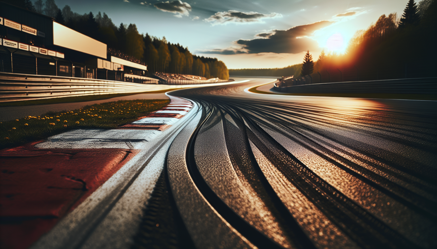 Riders enjoying an exhilarating motorcycle track day