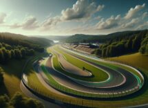 Riders competing in the Twins Cup at Barber Motorsports Park