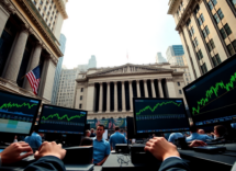 wall street rallies as companies report better than expected profits 1745603070