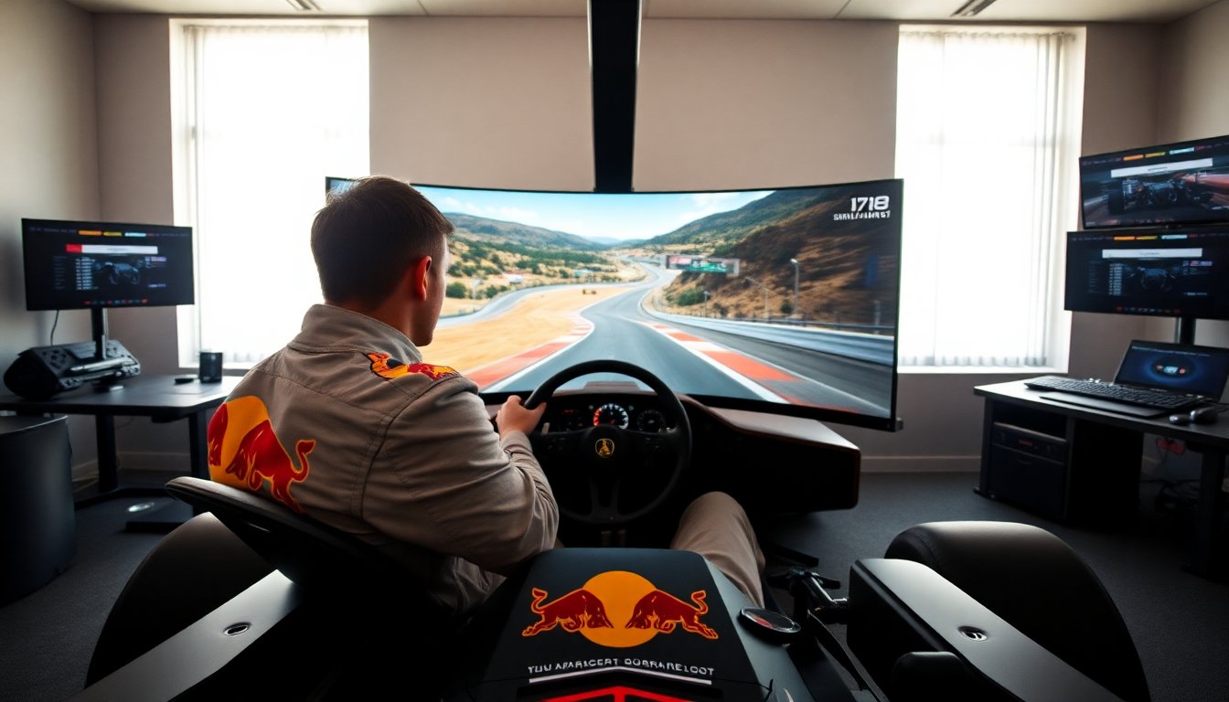 experience the thrill of f1 racing with the official red bull simulator 1764476977
