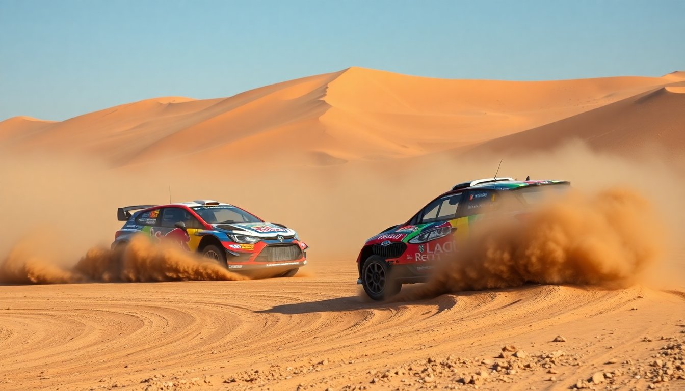 wrc saudi arabia title contenders battle through exciting challenges in epic showdown 1764279981