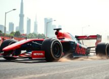 arvid lindblad makes his debut drive in a red bull f1 car at delhi showrun 1766366267