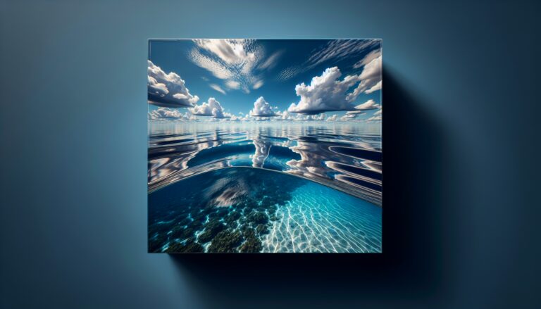 Illustration of brain-eating amoeba in water