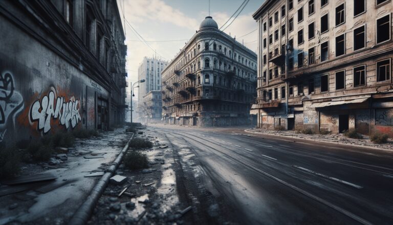 Destruction in Gaza highlighting the ongoing conflict