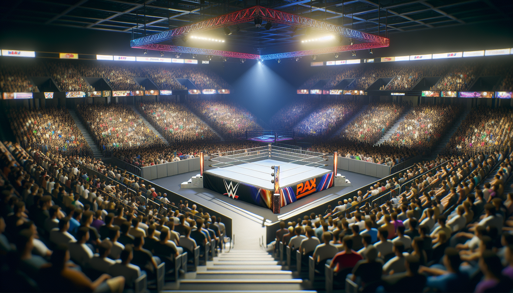 Michael Cole wearing a Pacers jersey during WWE Raw