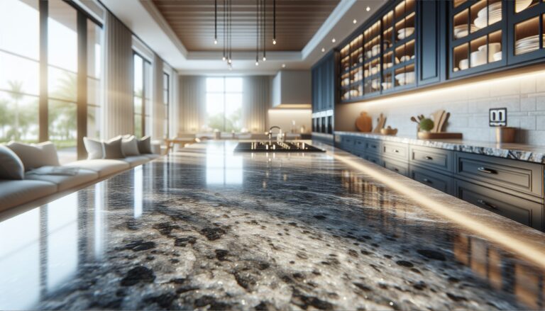 Beautiful countertops transforming a modern kitchen space