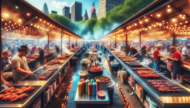 BBQ competition on Long Island with grilling enthusiasts