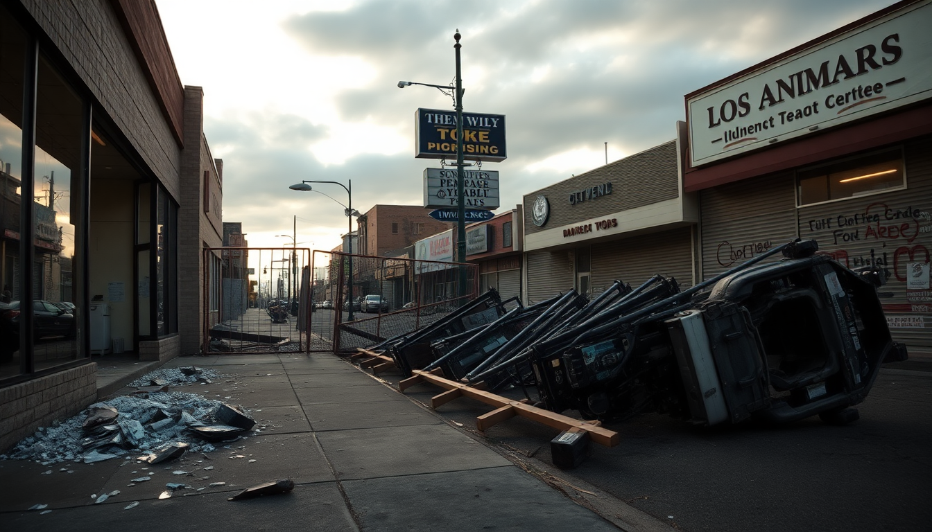 los angeles riots leave local businesses in a state of despair and chaos 1749654646