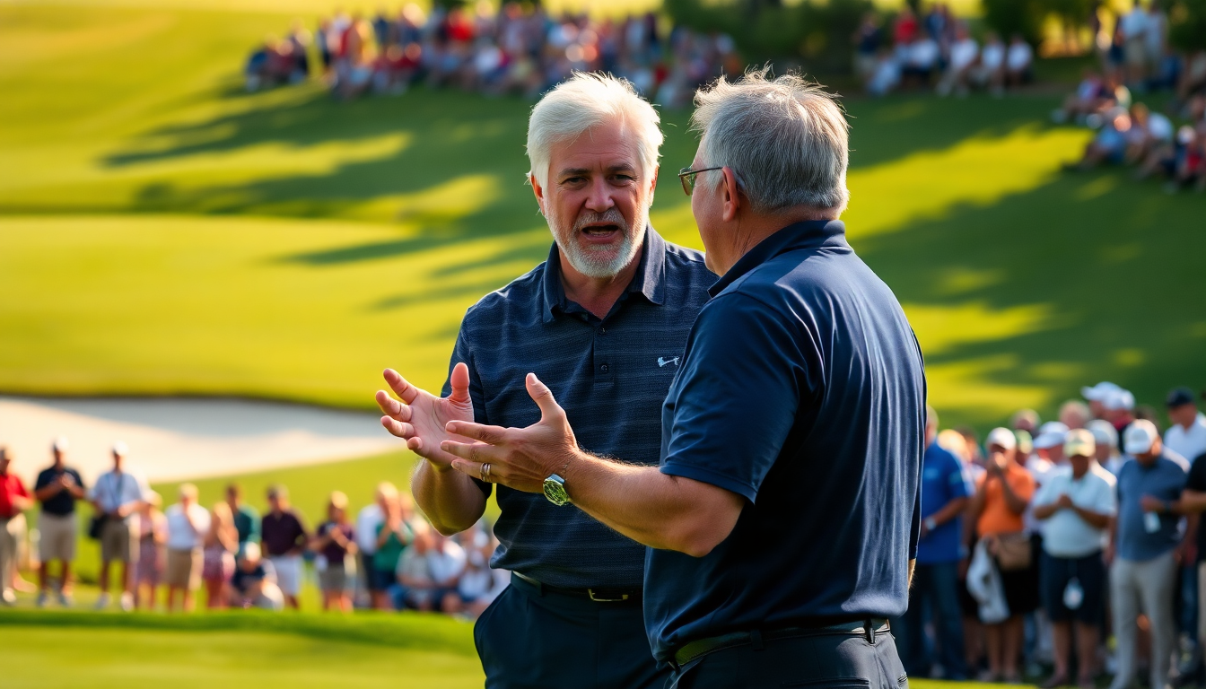 padraig harringtons heated exchange with roger maltbie at the us senior open 1751082874