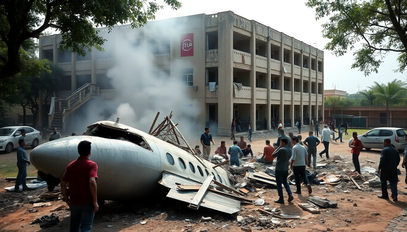 devastating plane crash on school campus in dhaka casualties reported 1753101037