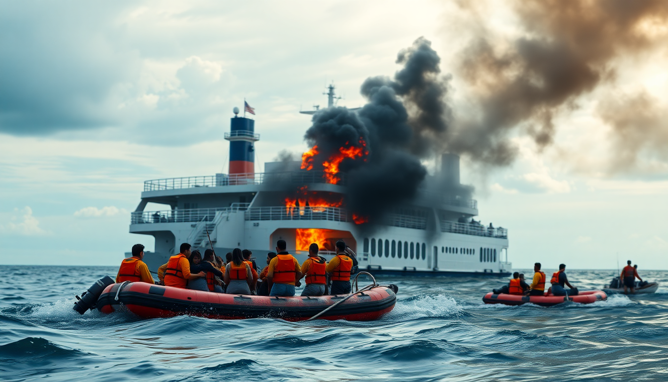 indonesian ferry fire dramatic rescue of 575 passengers amid tragedy 1753099017