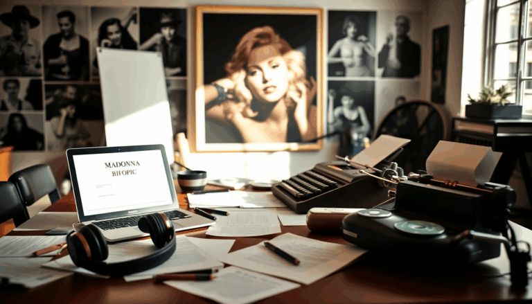 latest news on julia garners role in the madonna biopic python 1753757129