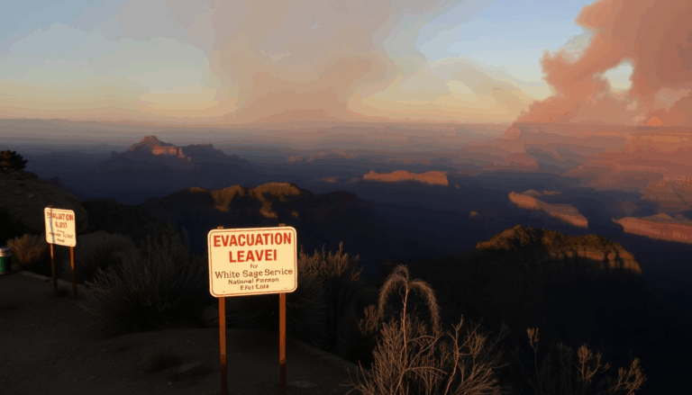 mandatory evacuation at grand canyon due to white sage fire 1752256543
