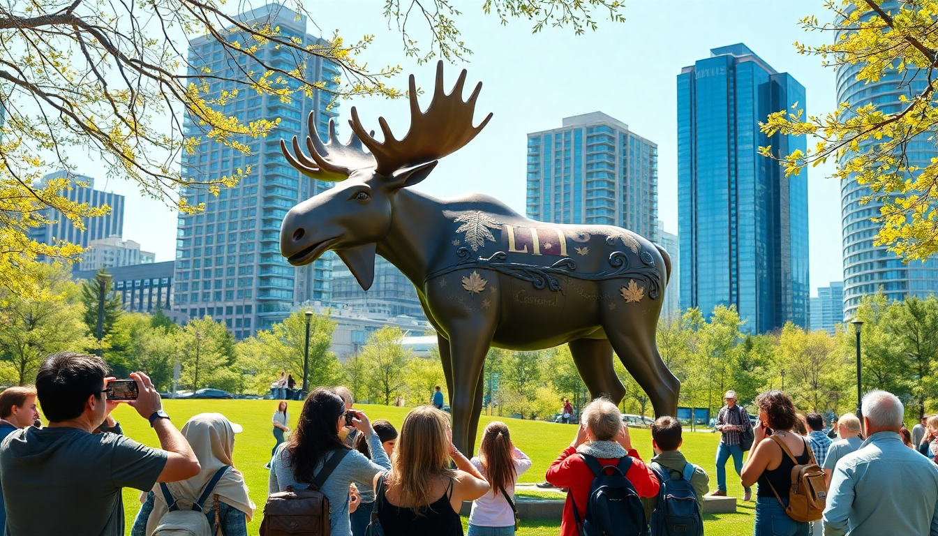 torontos iconic moose statues a blend of art and community spirit python 1753785099