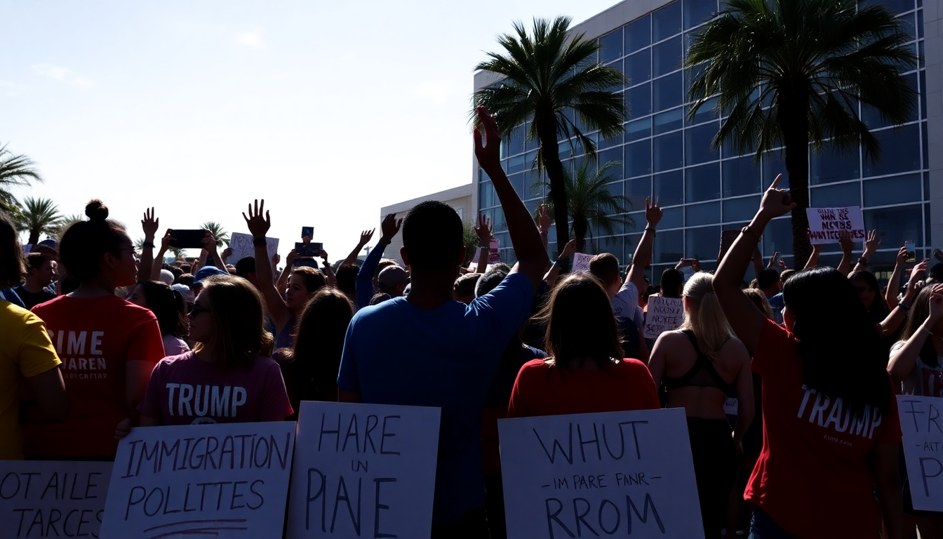 turning point usa summit sparks widespread protests against ice 1752368575