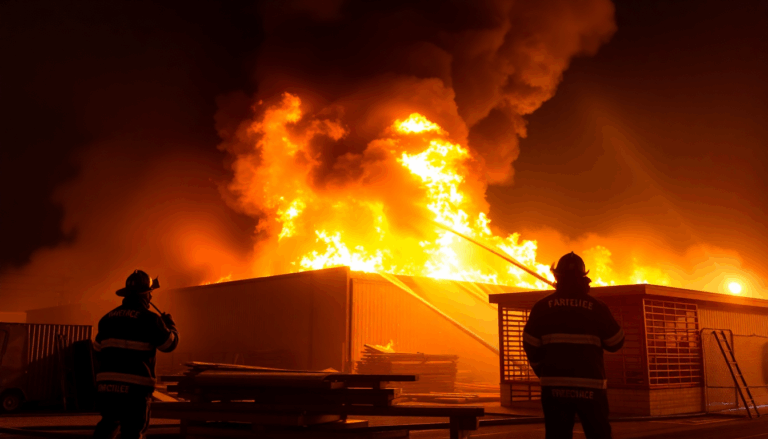 edmonton warehouse fire highlights risks for local businesses python 1755798403