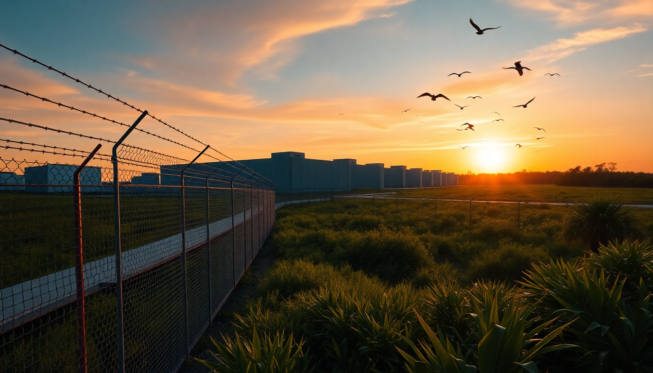 floridas immigration detention facility faces imminent closure python 1756322961