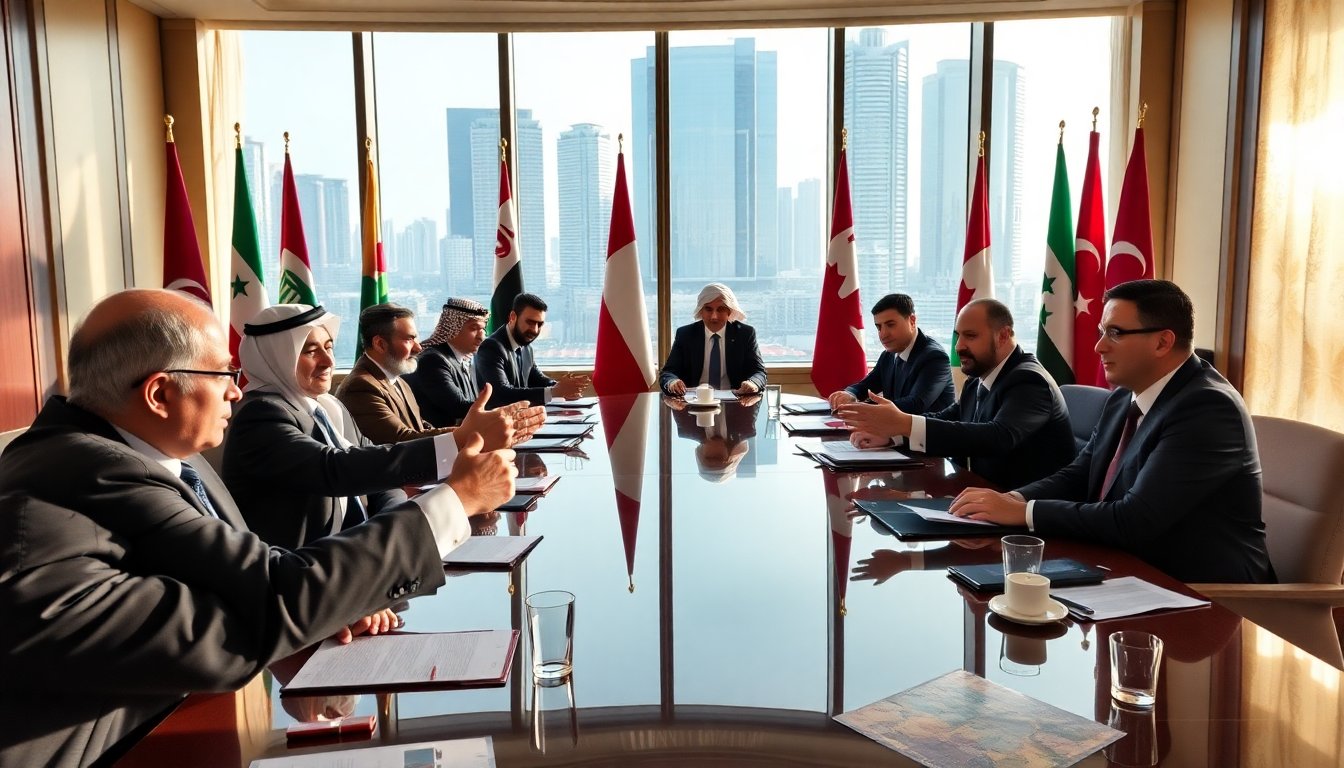 arab leaders unite for defense strategy following israeli attacks python 1757981185