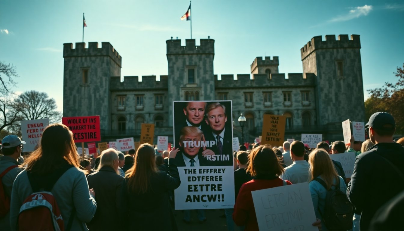 public protests at windsor castle during trumps uk visit python 1757968115