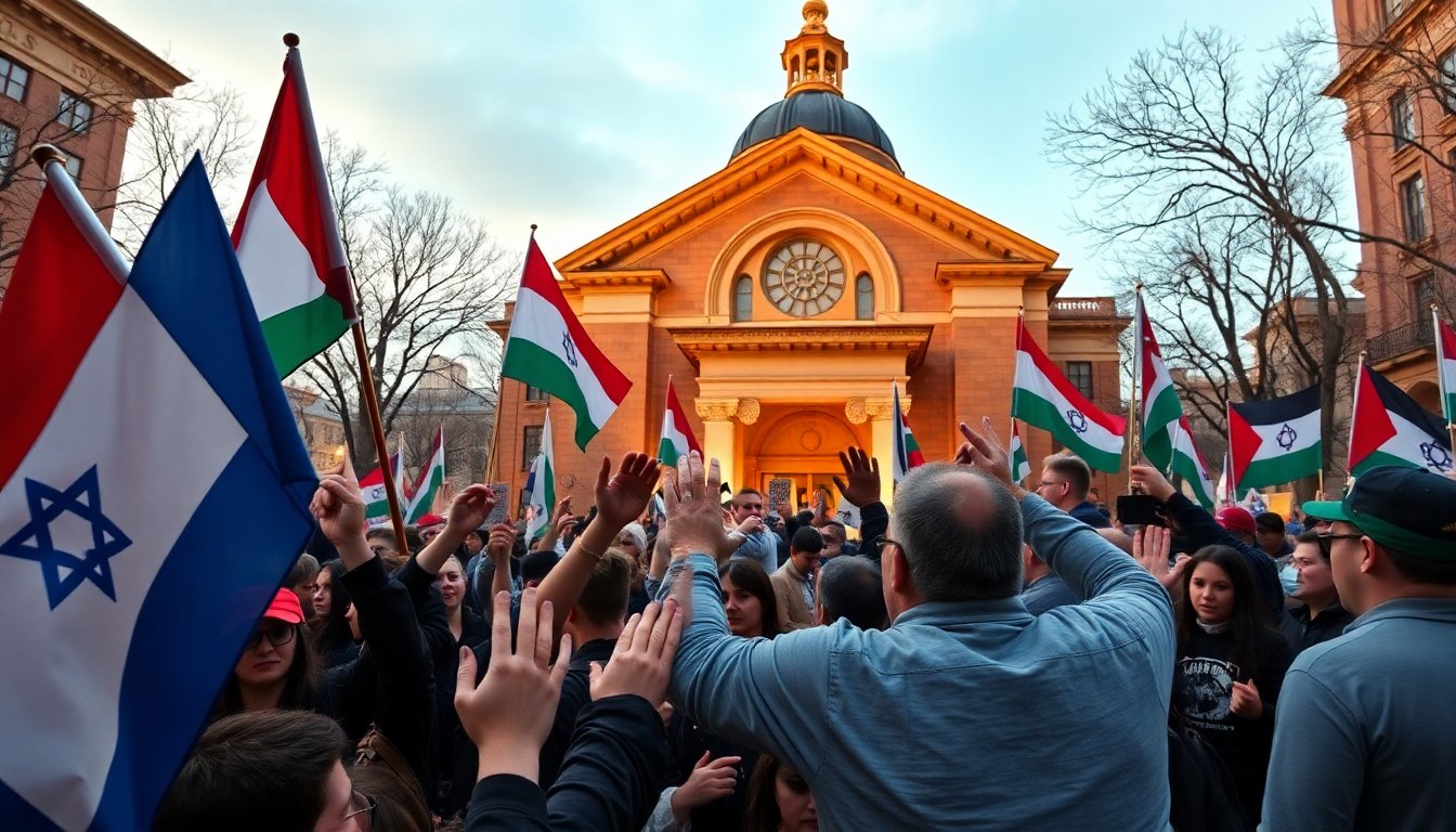 escalating tensions antisemitic protests erupt at park east synagogue 1763640910