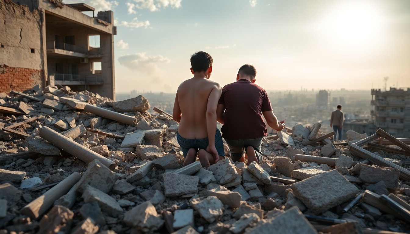 gazas heart wrenching search for loved ones among the rubble 1763155560