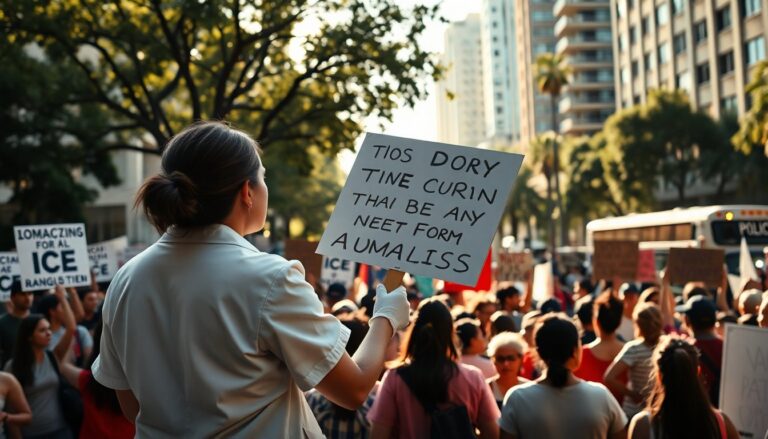 nurse and veteran arrested amid confrontations with ice 1762005372