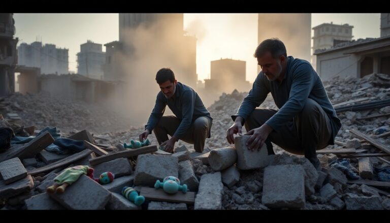 urgent search for missing children amidst gazas rubble 1763121932