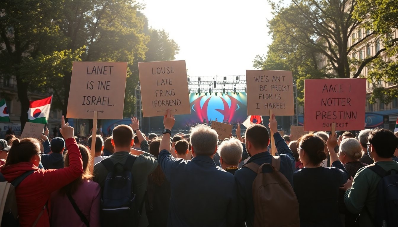 european nations protest eurovision over israels controversial participation 1764986437